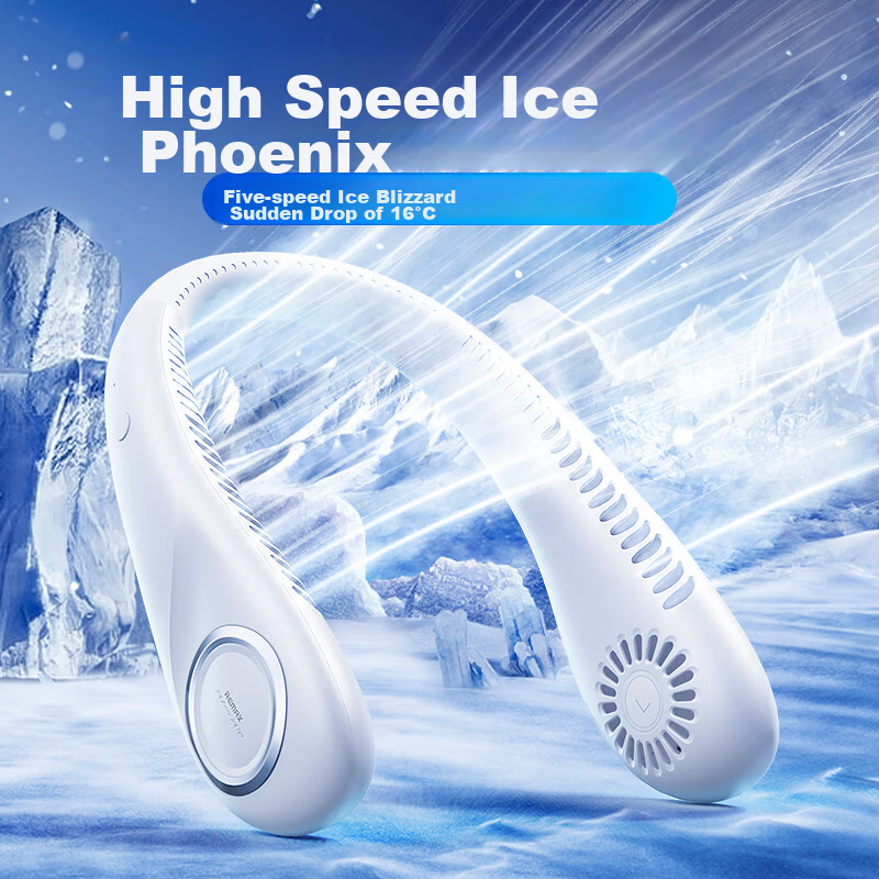 REMAX 16°C Cool Air Neck Fan