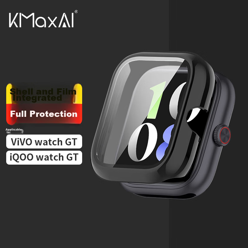 KMaxAI Full Coverage Watch Case and Screen Protector