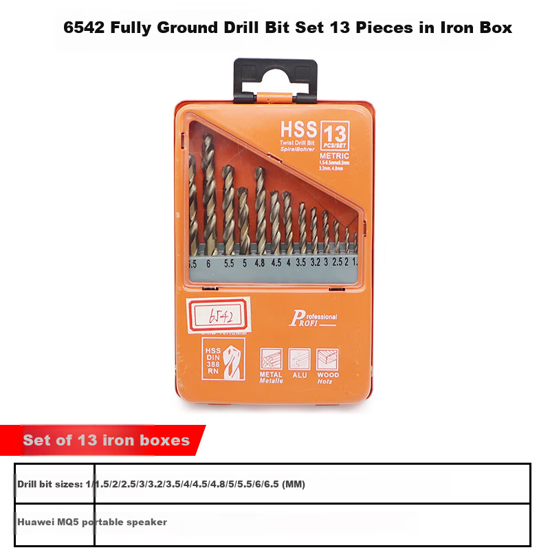 Hongqishi High-Speed Steel Twist Drill for Stainless Steel