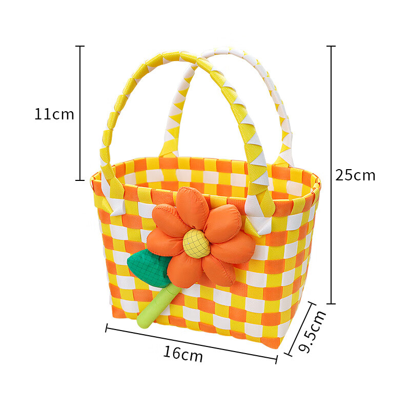 TaTanice Woven Handbag - Colorful Storage Gift Bag