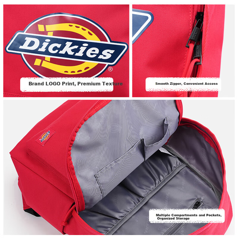 Dickies Laptop Backpack Large Capacity for 15.6-inch Notebook