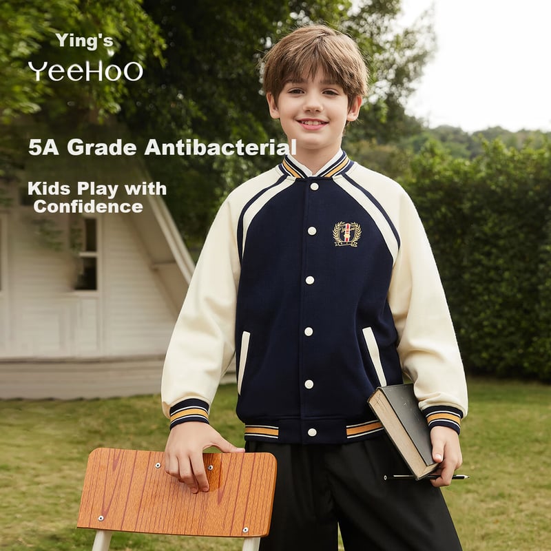 YEEHOO Boys' Baseball Coat