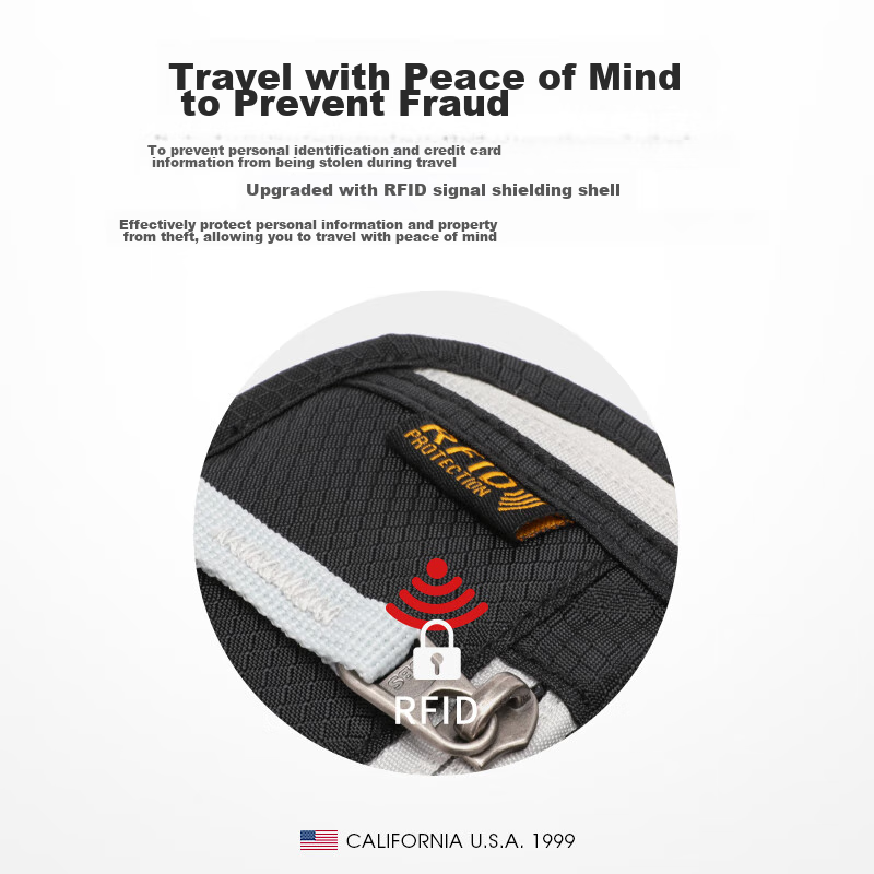 TFO Travel Document Bag, Crossbody Passport Holder