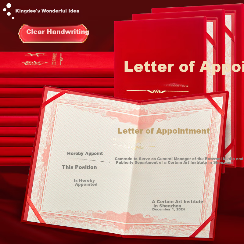 Kingdee 8K Velvet Appointment Book