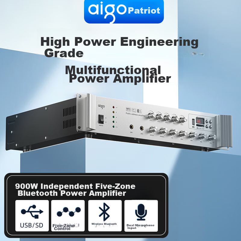 Patriot 900W 5-Zone Bluetooth Amplifier