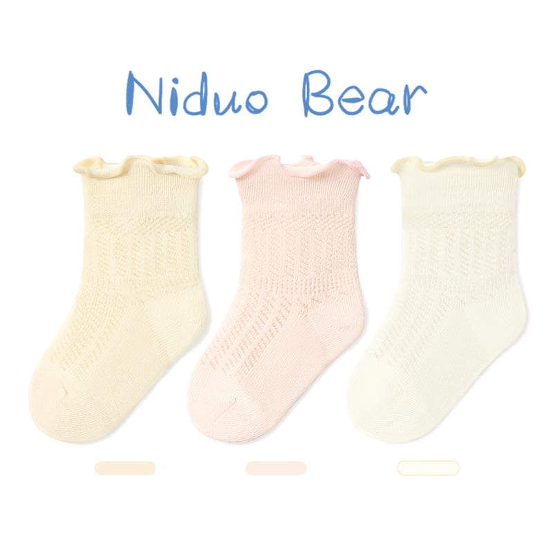 Niduoxiong Kids Socks - Soft & Breathable Baby Socks