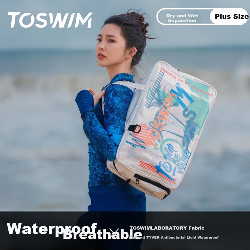 TOSWIM Swimming Bag - Dry & Wet Separation