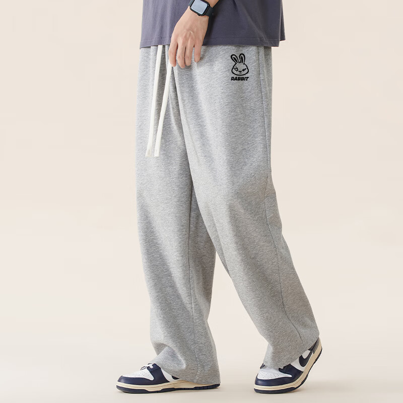 NASA GISS Men's Casual Pants, Loose Fit with Draping Effect