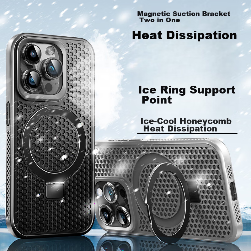 HotFire iPhone 14 Pro MagSafe Case with Ice Ring Stand