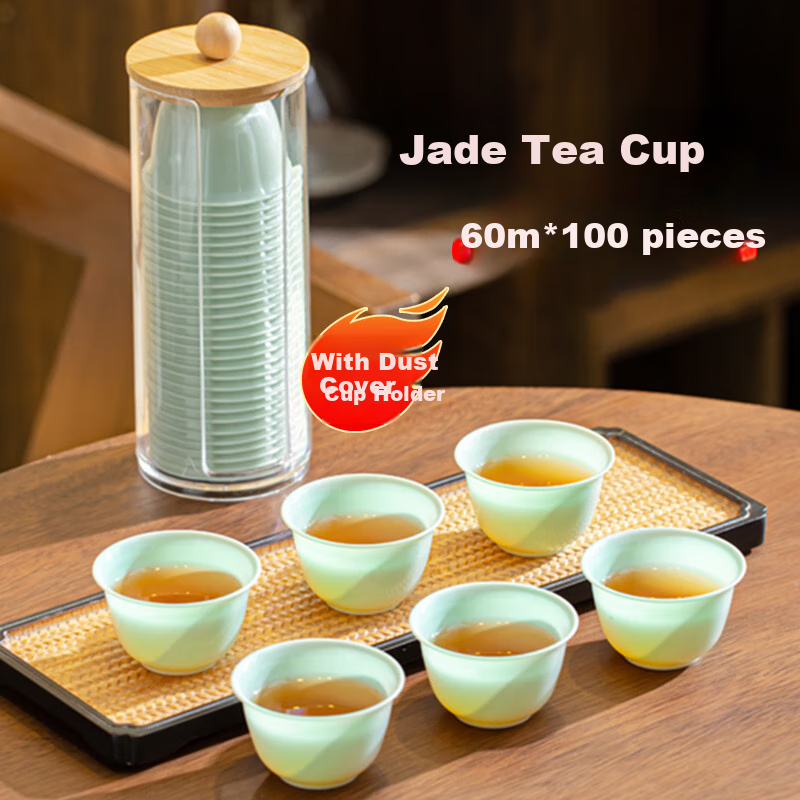 SHUANG YU Kung Fu Tea Cups, 100pcs 60ml