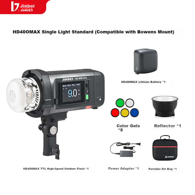 JINBEI HD400MAX Portable Flash