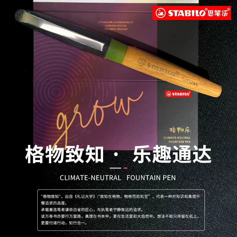 STABILO Premium Fountain Pen - Elegance in Blueberries