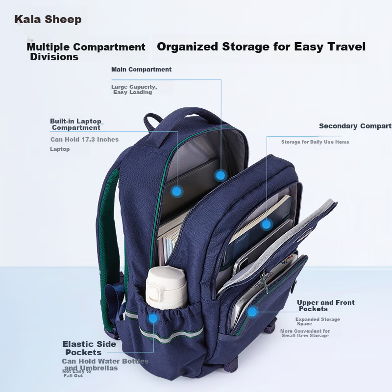 KALA·Y Backpack for Middle/High School Students