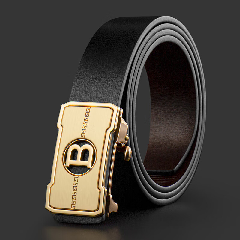 COW Men's Belt - Stylish Gold Design