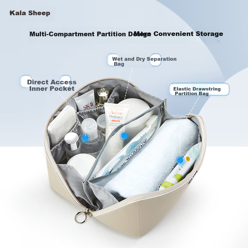 KALA·Y Toiletry & Makeup Shell Bag