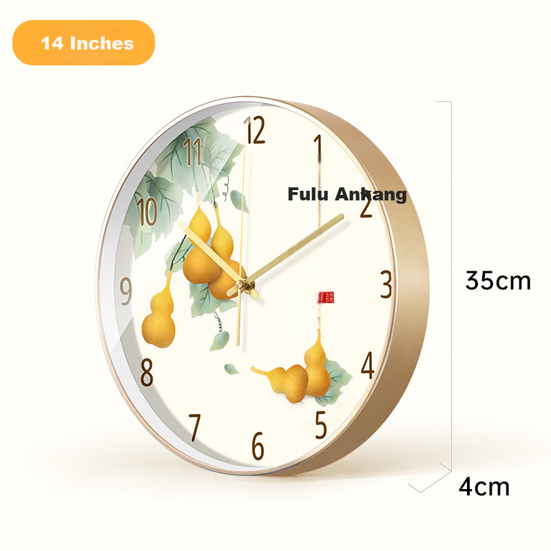 BBA Creative Wall Clock - Modern Decorative Silent Quartz Clock