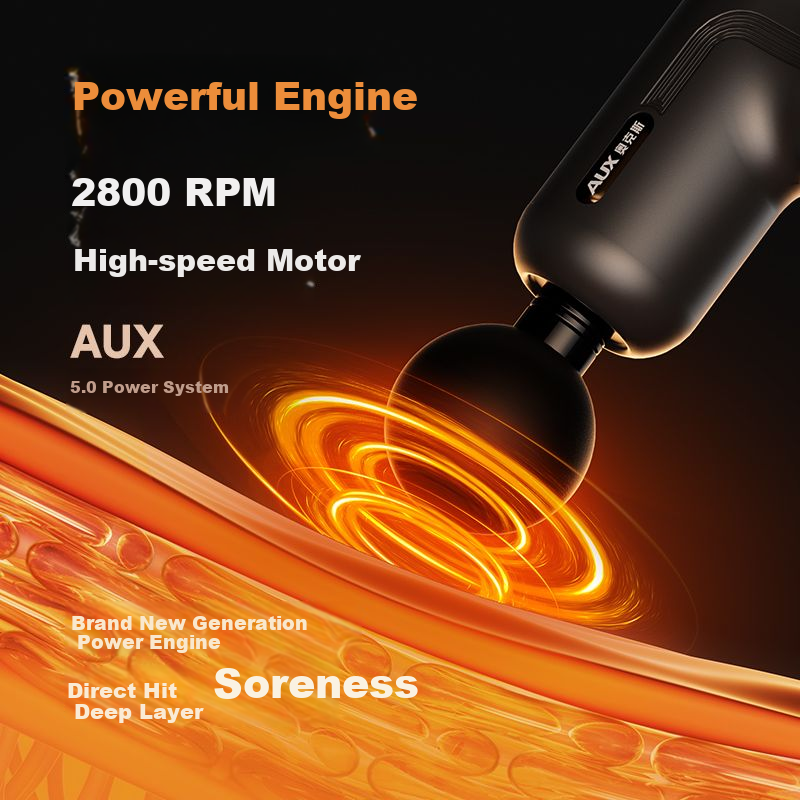 AUX Massage Gun - Professional-Grade Mini Fascia Gun for Neck and Shoulder