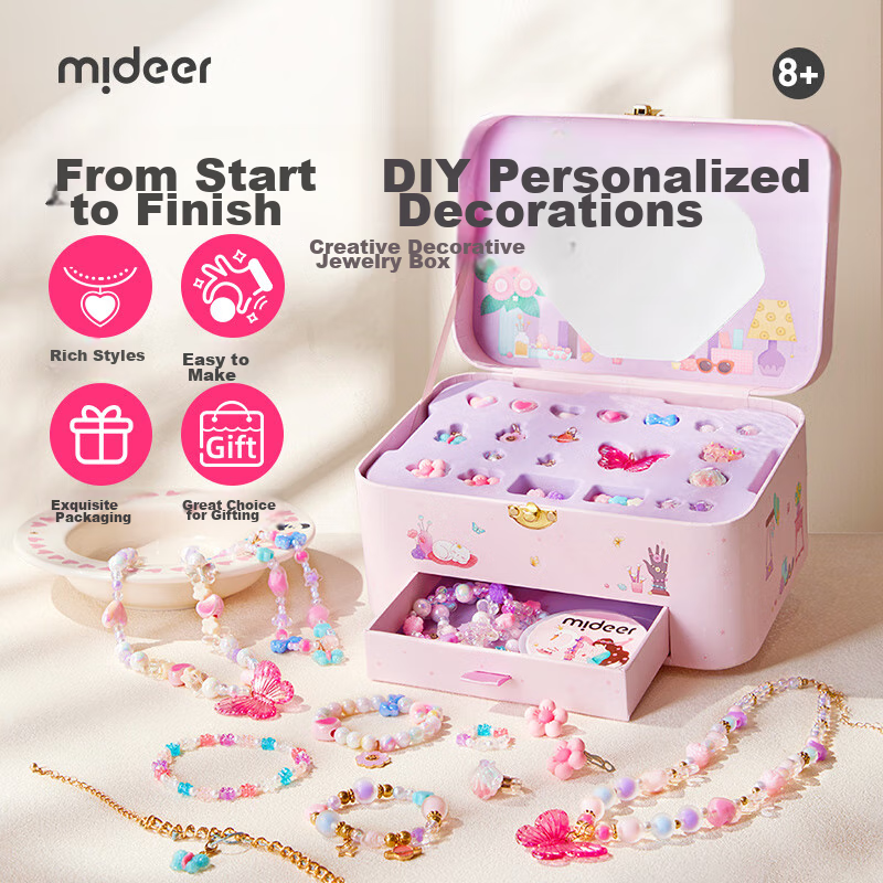 MiDeer DIY Girl Toy - Handmade Bead Jewelry Set