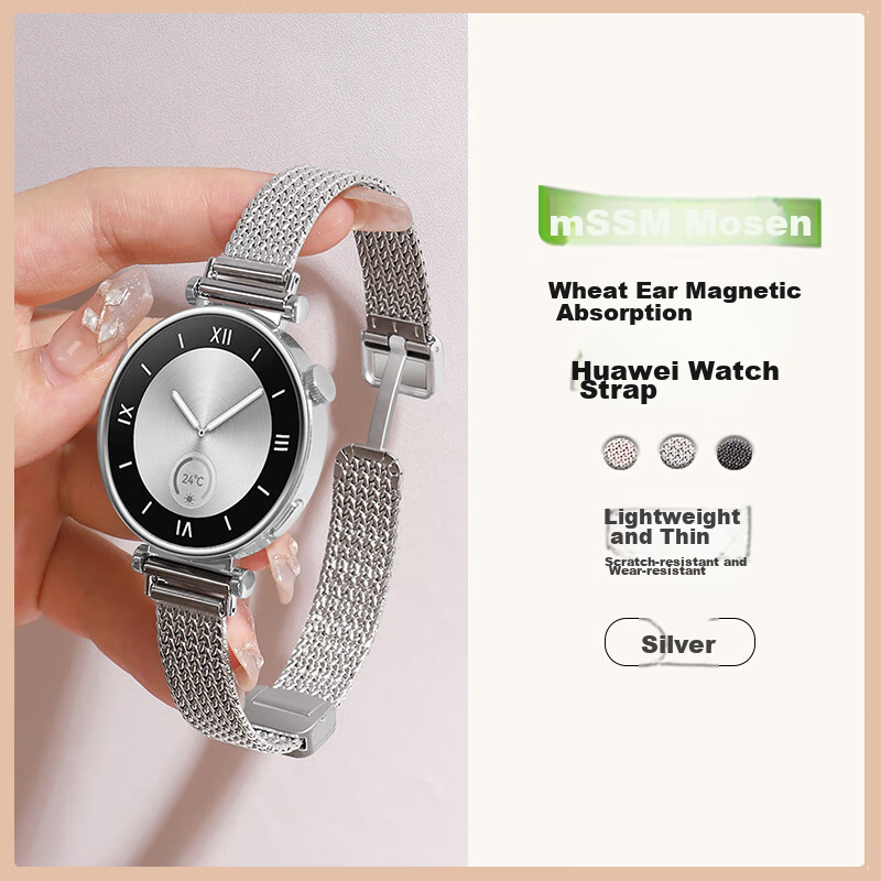 MSSM Huawei Watch GT6 Magnetic Strap - Silver