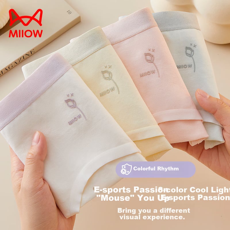 MiiOW Antibacterial Women's Underwear for Teens