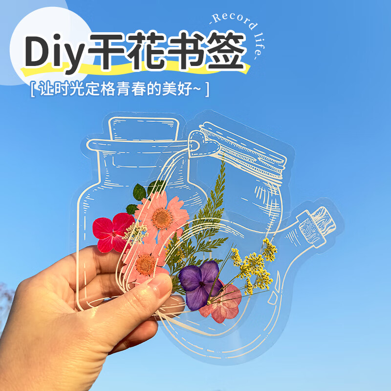 TIANSE Dried Flower Bookmark Craft Kit