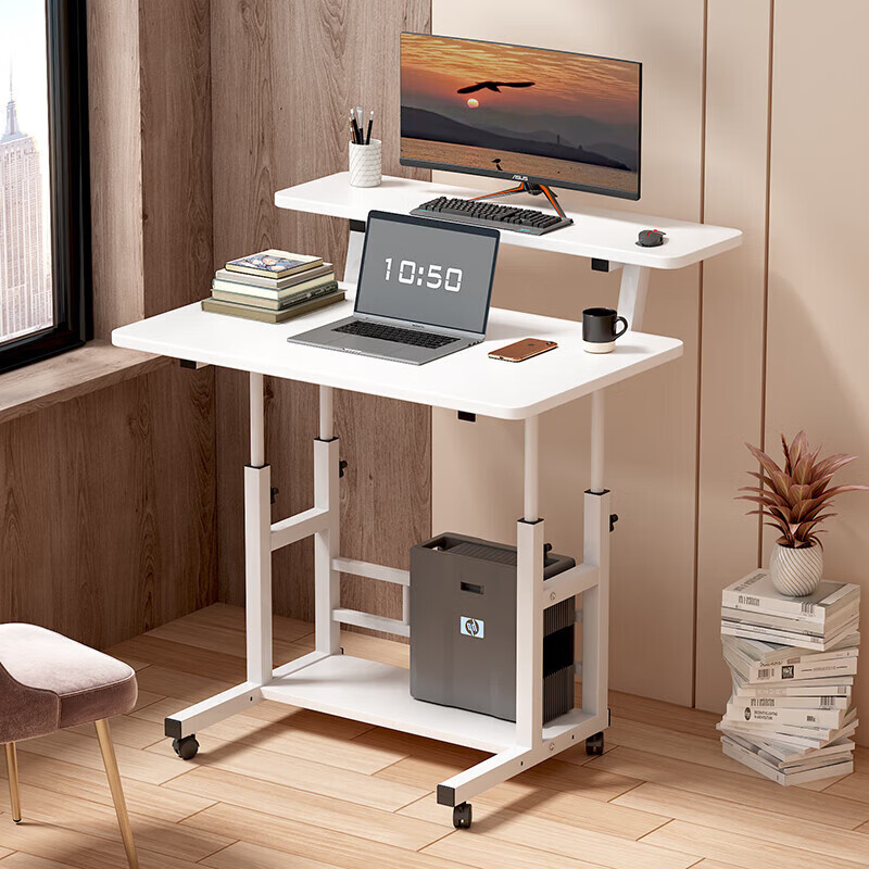 Anerya Mobile Laptop Desk with Wheels