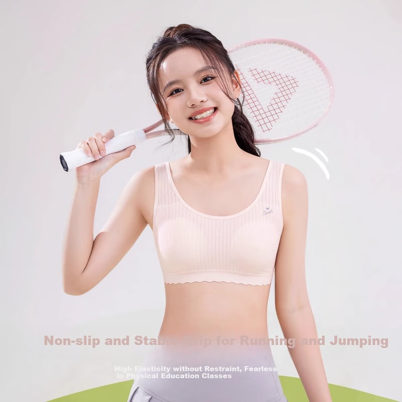 Dushiliren Girls' Sports Bra for Teens