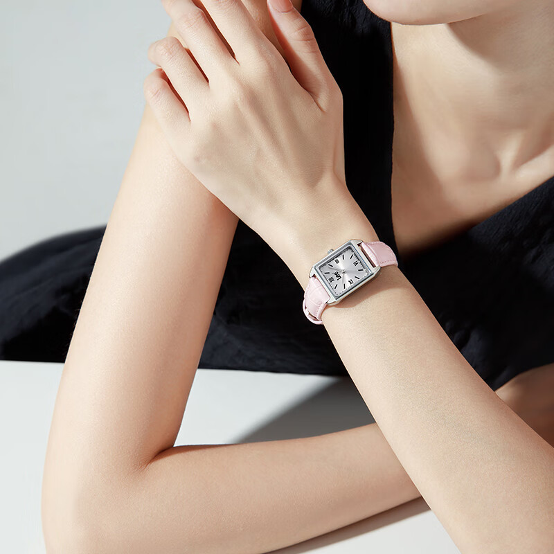 Lee Women's Square Watch - Luxurious Fuchsia