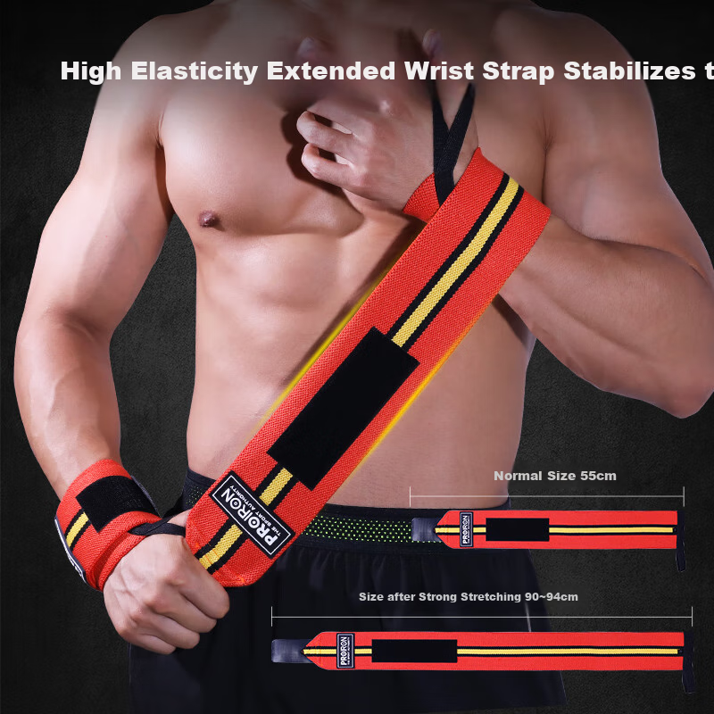 PROIRON Weightlifting Wrist Support - Lizard Orange