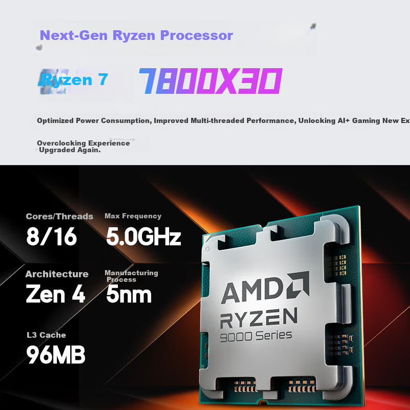 AMD & MSI Gaming PC with Ryzen R7 7800X3D