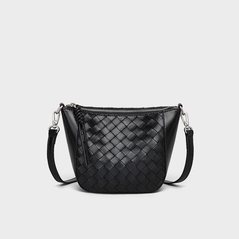 Viney Leather Handbag - Women's Fashion Crossbody Dumpling Bag
