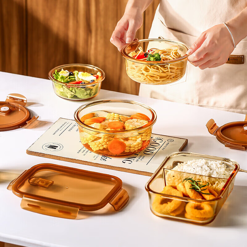 XilekouCilock Glass Food Storage Containers