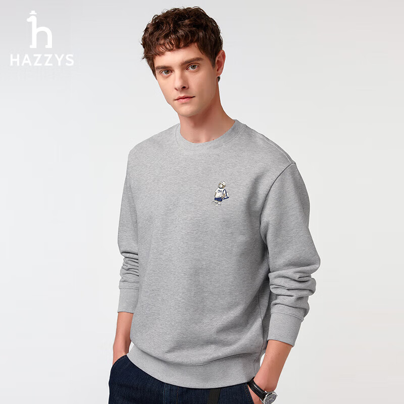 HAZZYS Men's PHIZ Crew Neck Sweatshirt