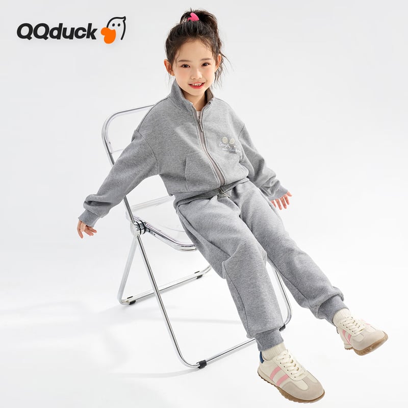 QQ DUCK Kids' Cardigan & Pants Tennis Outfit