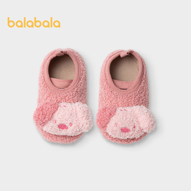 BALABALA Baby Non-Slip Winter Socks with Fleece Lining