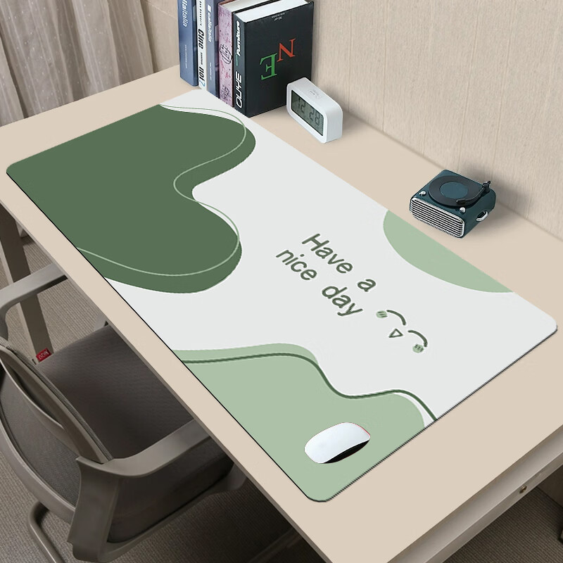 Juyingfeng Large Gradient Desk Mat with Edge Lock