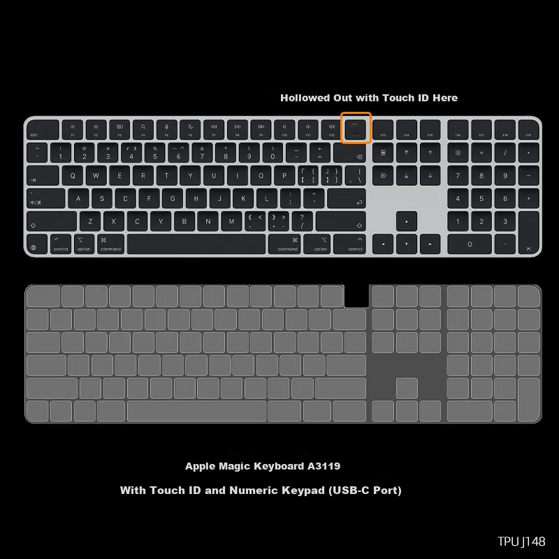 Jiasu Apple Magic Keyboard with Touchpad
