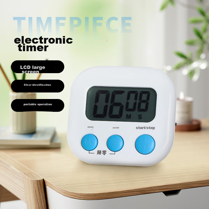 TaTanice Electronic Timer - Large Screen Kitchen Study Alarm