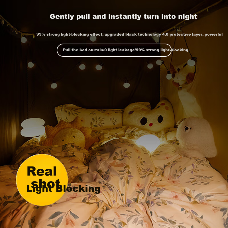 SOMERELLE Mosquito Net with Blackout Curtains