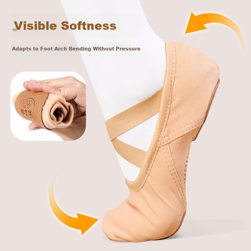 Zhiyouban Women's Soft Sole Ballet Dance Shoes