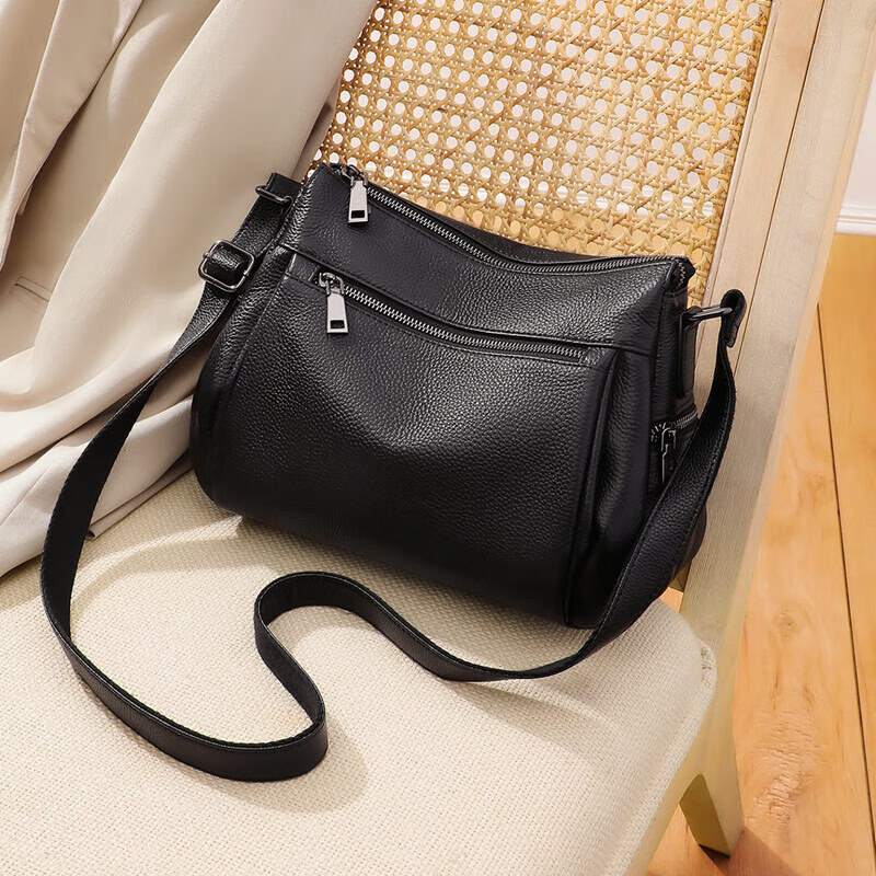 Viney Women's Cowhide Crossbody Bag - Large Capacity Luxury Handbag