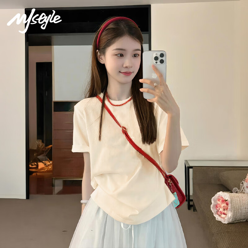 MJ STYLE Pure Cotton T-Shirt for Women 2026