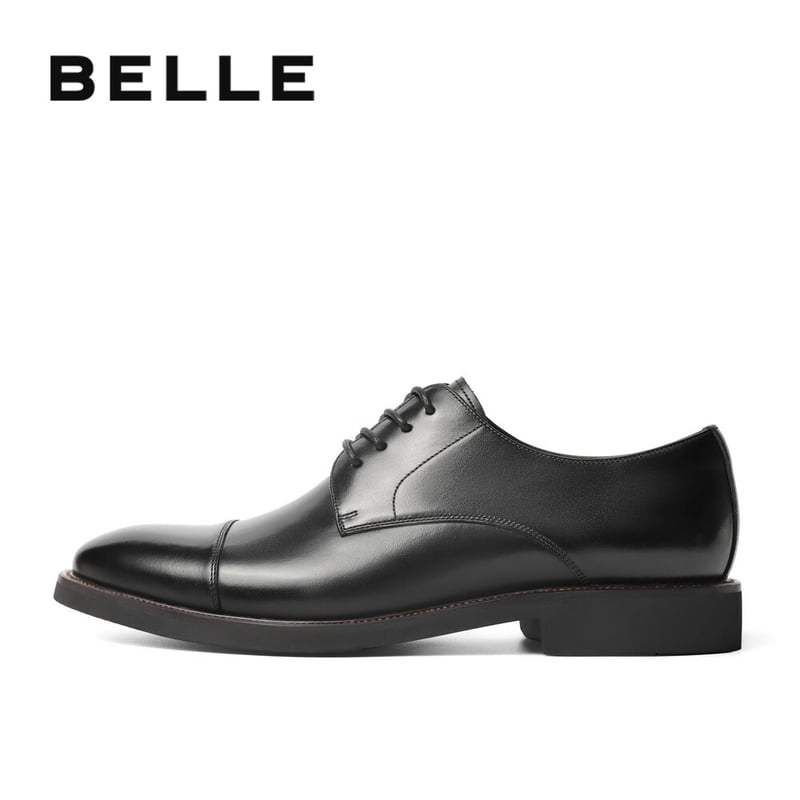 Belle Men's Height-Increasing Business Leather Shoes