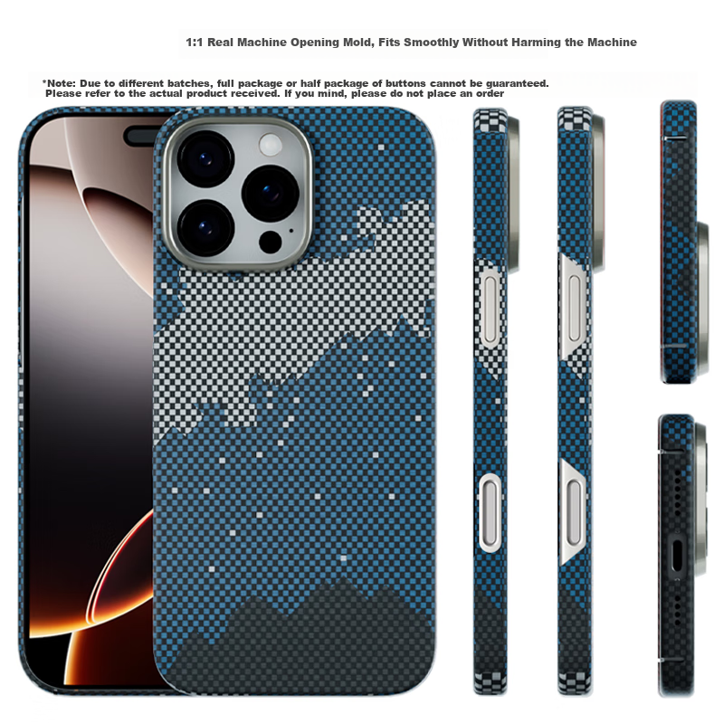 CONGA Kevlar Aramid Fiber Case for iPhone 16 Pro Max