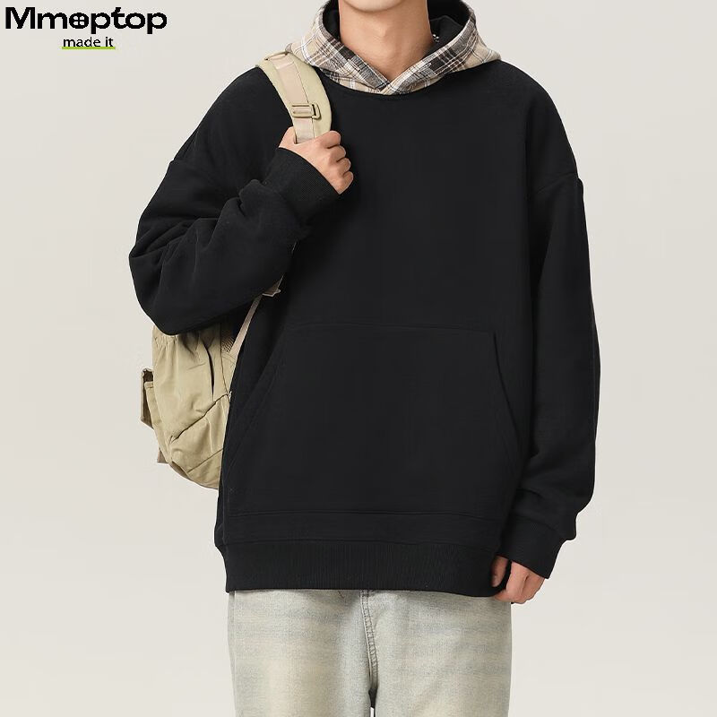 MMOPTOP Retro Plaid Hoodie