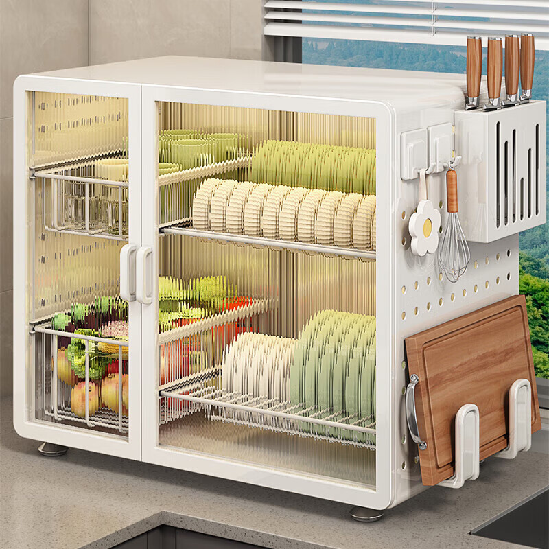 MUYA Kitchen Cabinet Dish Storage Rack