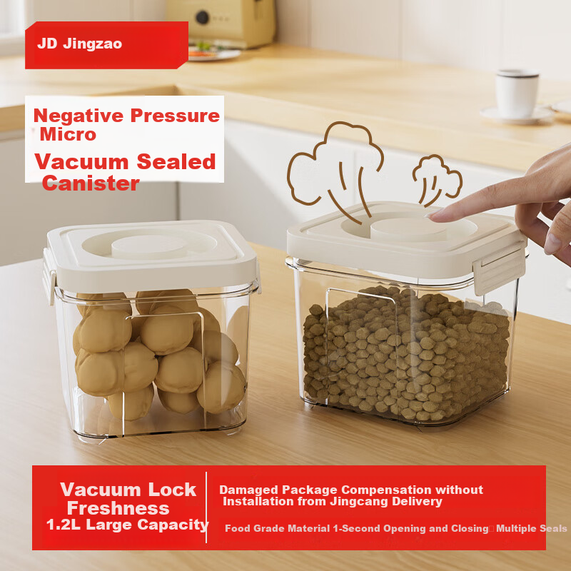 JD Original Airtight Vacuum Container for Grains
