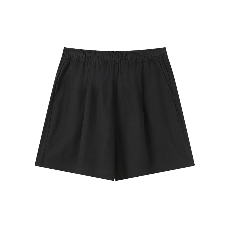 JD Original Women's Casual Pants, Cotton-Feel Elastic Waist Shorts