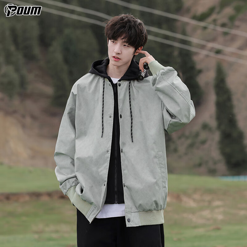 POUM Men's Hooded Jacket BL0660