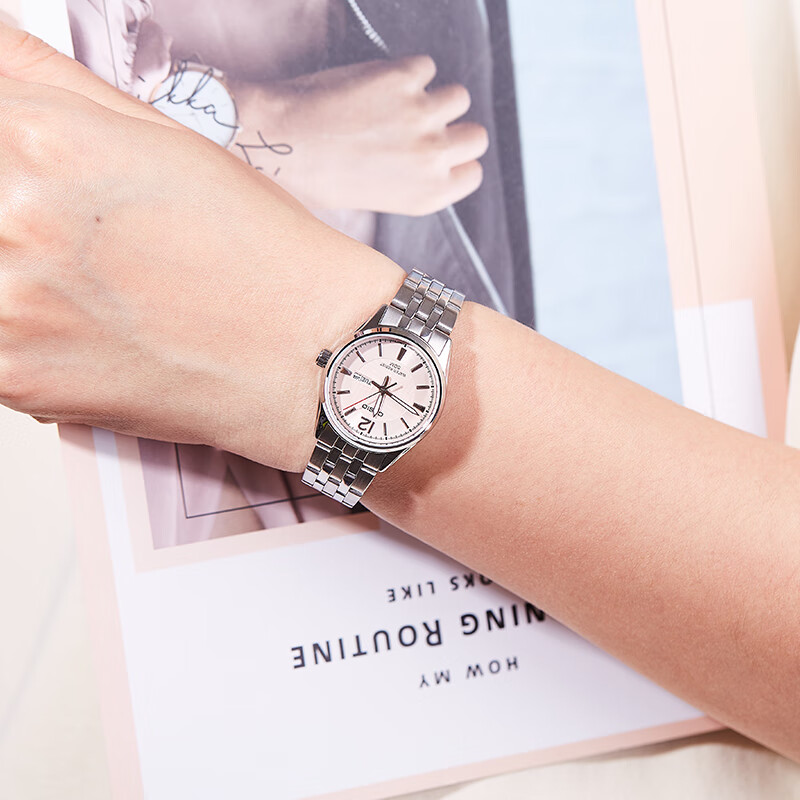 CASIO Women's Simple Elegant Quartz Steel Band Watch